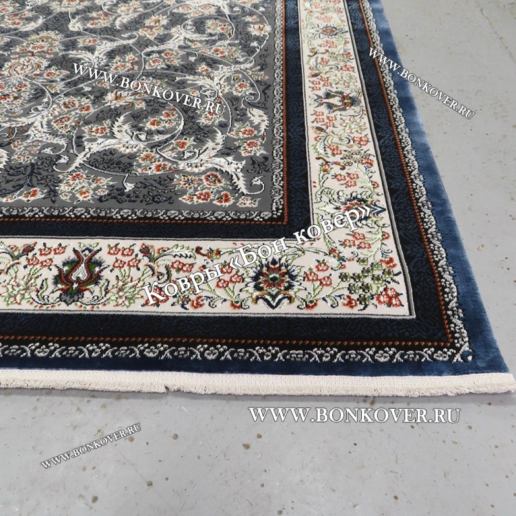 Турецкий Ковер Для Гостиной Дизайн 30568 Синий